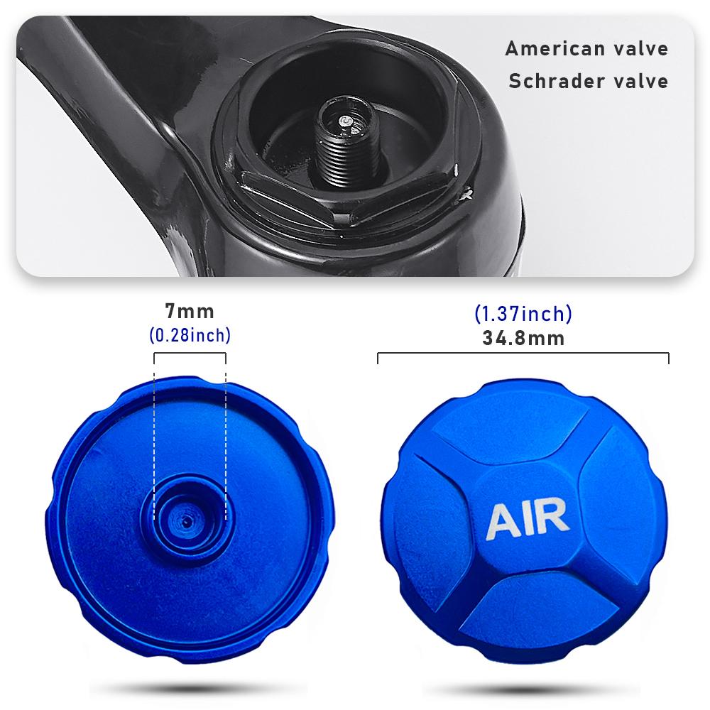 Bicycle Suspension Fork Cap Parts Manual Cover Aluminum Alloy Bike Air Cap Fork Protector For Manitou Magura FOX DT ROCK SHOX
