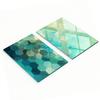 Decorative Glass Cutting and Serving Boards Abstract 2X40X52 Cm
