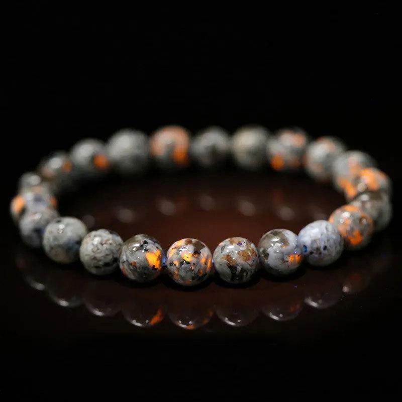 Natural Crystal Agate & Tiger Eye Stone Bracelet - Fashionable, Simple Round Beads for Men and Women 6mm