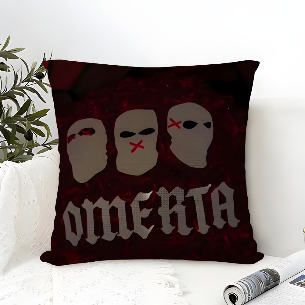 Cool Music Brand O-Omerta 47 1 Pillow Case Linen Pillow Case Sofa Home Decor Cushion Cover Cushion Cove
