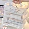 Storage Organizer Box Tool Classification Box Handmade Sewing Supplies Suitable Storage Box for Needles, Thread, Scissors,