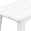 Garden Bar Set 4 Pcs White HDPE