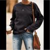 Womens Long Sleeve Crewneck Sweatshirt Graphic Print Casual Streetwear Top