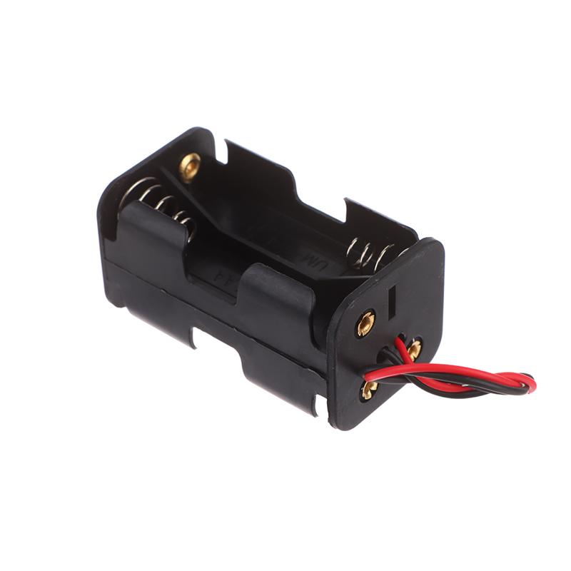 High Quality Aa Battery Holder 6V For 4 X Aa Batteries Black Aa Battery Case