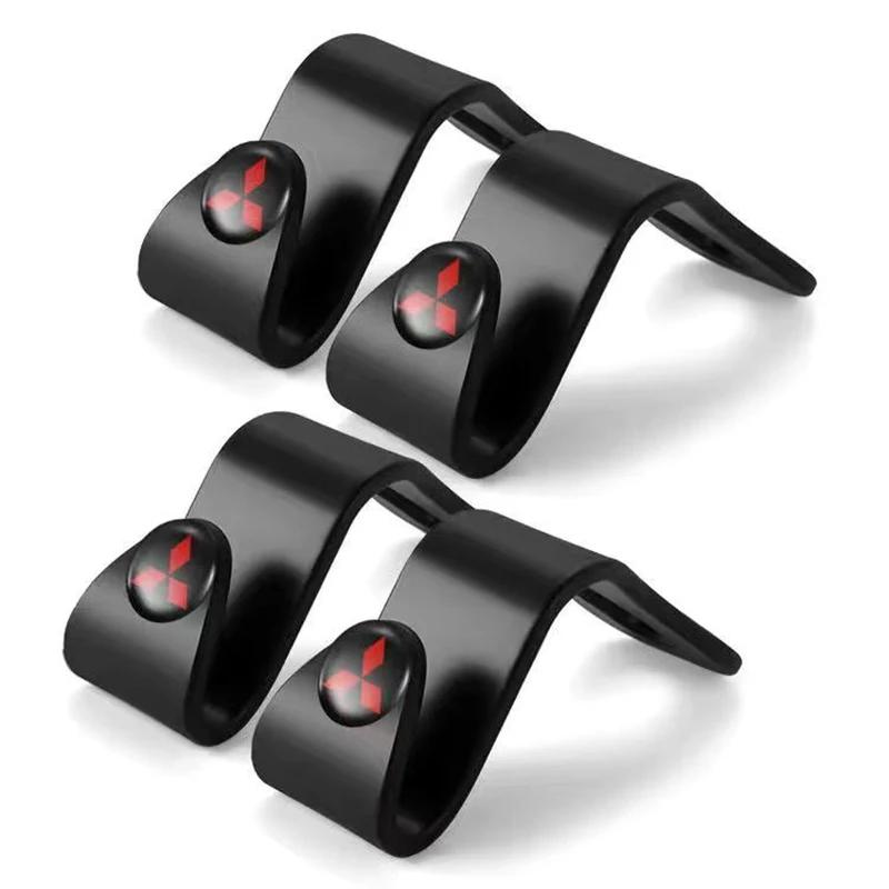 Háčky na zadní stranu autosedačky Úložné háčky na drobnosti Věšák na opěrku hlavy pro Mitsubishi ASX EVO Lancer Montero Mirage Pajero Galant Xpander Eclipse