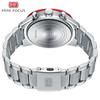 MINI FOCUS Brand Watch Multi-functional Calendar Waterproof Stainless Steel Strap Men Quartz Watches