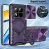 Armor Slide Lens Shockproof Phone Cover For Xiaomi Redmi Note 15 Pro 4G 5G Note15 Pro+ Plus Case Magnetic Car Holder Ring Funda