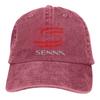 Senna F1 Unisex Baseball Cap Washed Adjustable Cotton Cap Vintage Casual Outdoor All Seasons Travel Sports Hat
