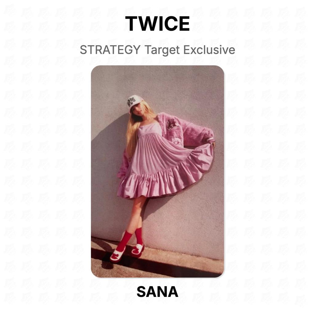TWICE STRATEGY Target Exclusive Official Photocard