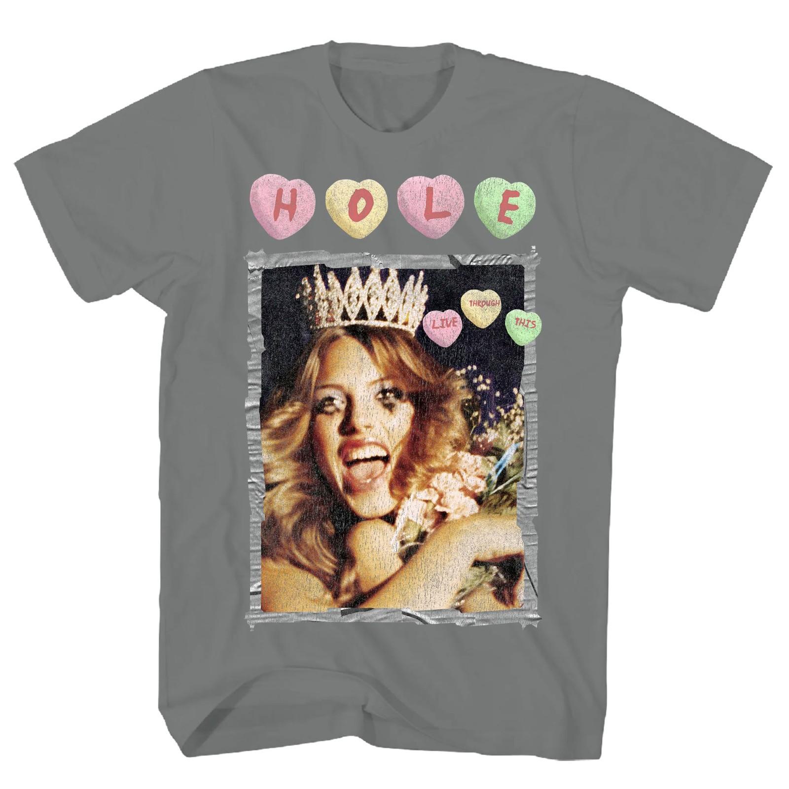 Hole - Live Through This - XL Charcoal t-shirt XXL