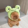 Cartoon Capybara Simulation Capybara Pendant Multicolor Headgear Capybara Doll  Birthday Gift