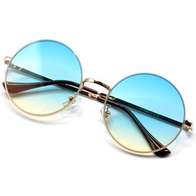 Merry Pleasure Sunglasses for Men and Women Fashion Boston Large Light Colored UV Protection [MERRY PLEASURE] - Glasses, Style, Round, Lenses, Lenses,