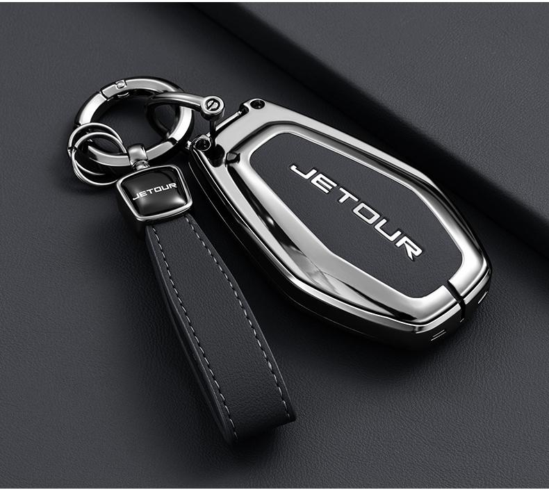 New Auto Key Fob Cover Case Housing Remote Fit For Chery Auto Jetour X70 X90 X95 Plus Smart Mount Key Ring Auto Accessories