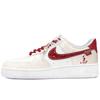 Air Force 1 Prosperity Tianchi Abrasion Resistant Low Top Skateboard Shoes Men's Beige Red CW2288-111(Team985-)