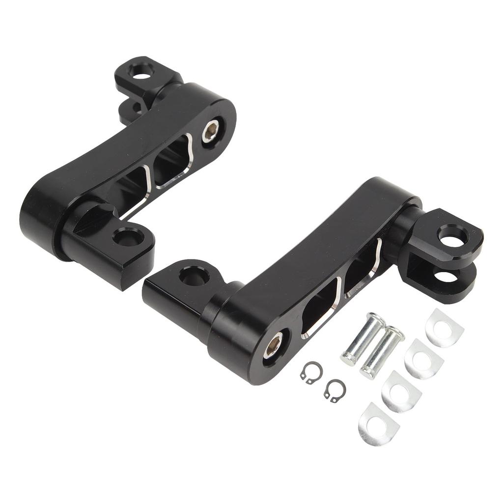 360 Degree Motorcycle Footpeg Extension Bracket Kit for Ing, Heavy