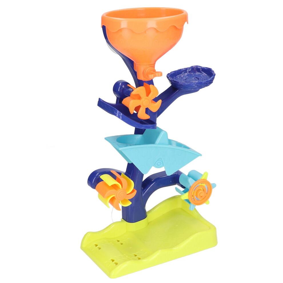 Drehendes Wasserrad Badespielzeug für Kleinkinder Langlebiges Umweltfreundliches Wannen-Spielzeug Mit Starken Saugnäpfen Pädagogischer Spaß Spritzfreies Design