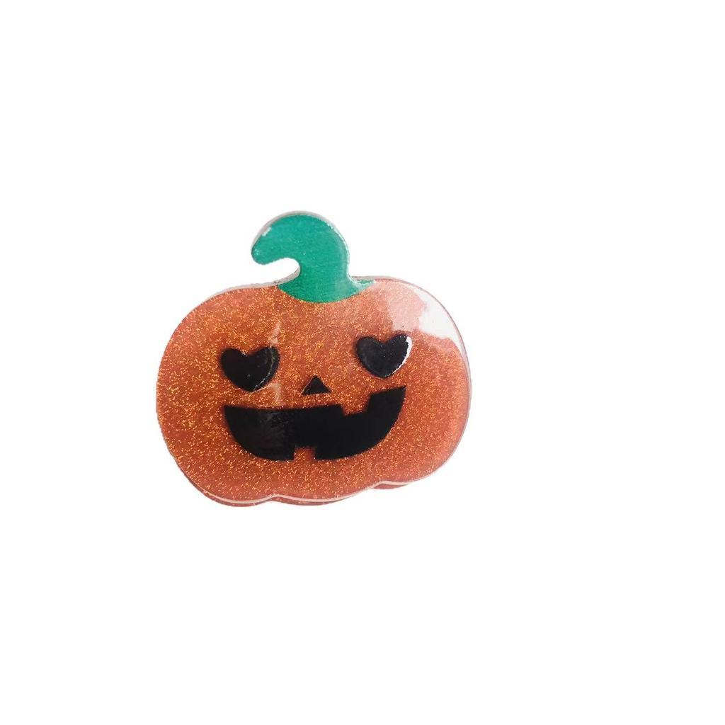 Quirky Halloween Hair Clips: Bat, Pumpkin, Spider, Versatile Ghost & Black Cat Accessories
