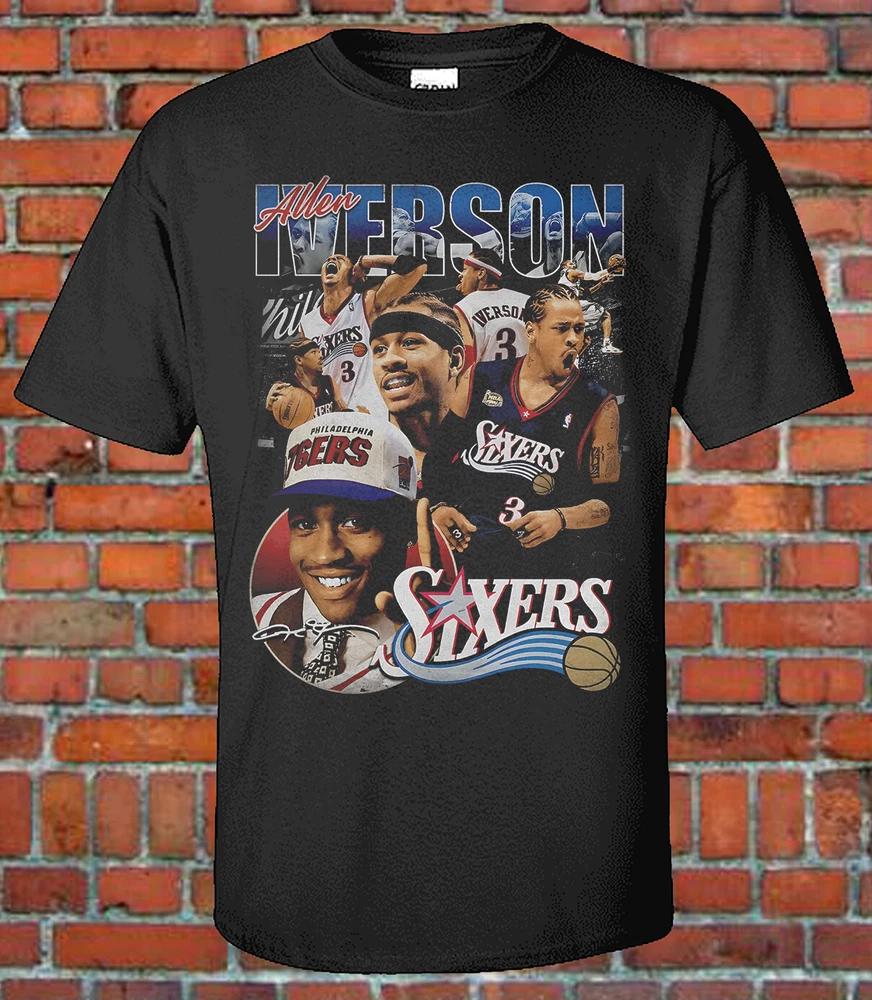 Iverson Bootleg Style 90s Graphic T shirt M
