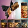 Golden Holy Dragon Coque For Samsung Z Flip7 6 Galaxy Case Shockproof Z Flip5 Z Flip3 4 5G Hard Cover Phone TPU PC Hard Funda