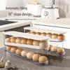 Refrigerator Egg Storage Rack - Rolling Egg Holder Tray Organizer