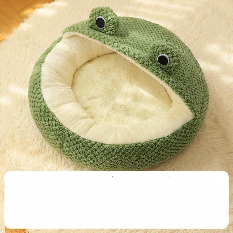Warm Pet Nest Original Frog Series Warm Cat Nest Dog Nest Autumn and Winter House Nest Pet Supplies