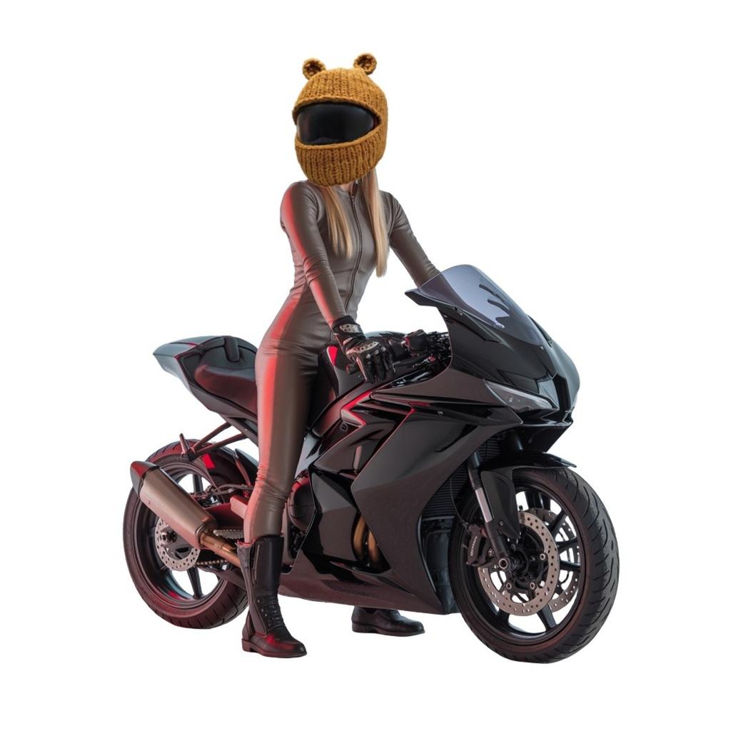 Czapka na kask Bear Rider