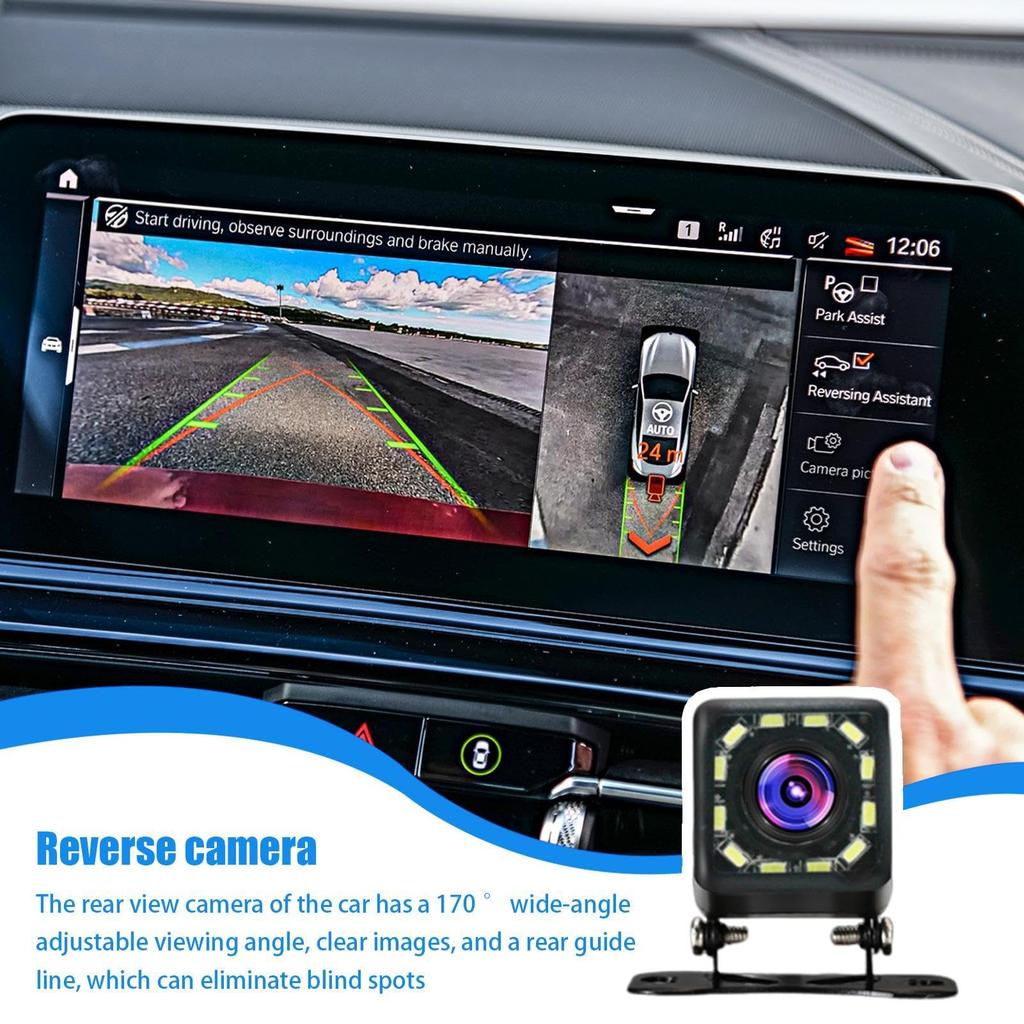 Mxshc Car Rear Camera, Car Backup Camera - Waterproof Wide View Car Backup Camera