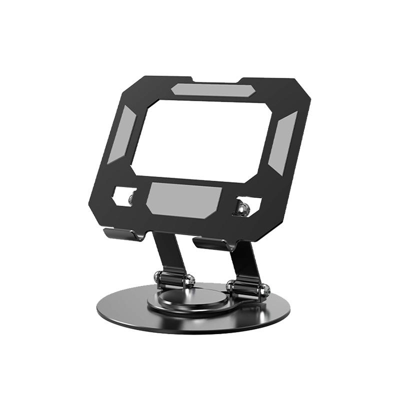 2025 Rotatable & Foldable Laptop Riser: Alloy Heat-Dissipation Stand with Flat, Rotating Monitor Feature.