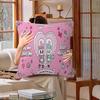 Esther-Bunny Room Maple Design Cushion Cover Happy Autumn Harvest Decor Holiday Decorati Pillow Cover