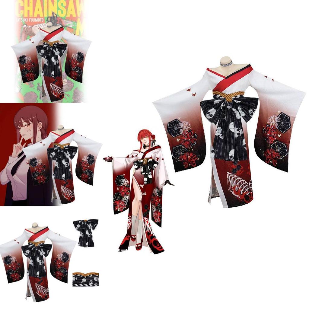 Charming Makima Power Cosplay Costume Traditional Japanese Style Soft And Comfortable
