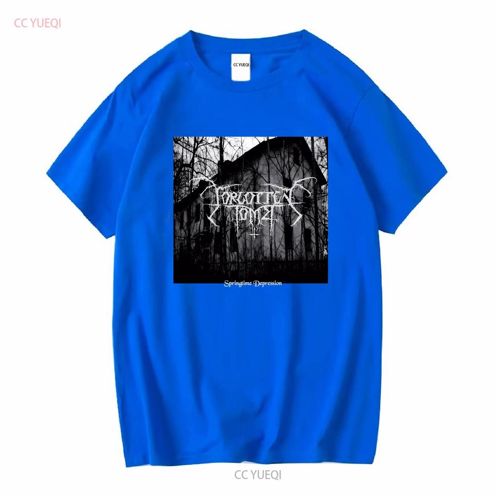 Forgotten Tomb Springtime Depression Black T Shirt Fullsize S 5XL long or short sleeves vintage Washed Breathable Soft