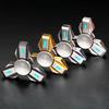 Mini Luminous Fidget Spinner Relieve Stress Reducing Toys Edc Stainless Steel Gyroscope Spinning Tip Top Antistresse Glowing