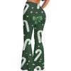 Women's Christmas Printed High Waisted Flared Yoga Pants Casual Slim Fit Everyday Wear