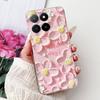 Phone Case For Honor X5b Plus X6b X7b X8b X9b 5G Elegant Flower Cat Painted Soft Silicone TPU Cases