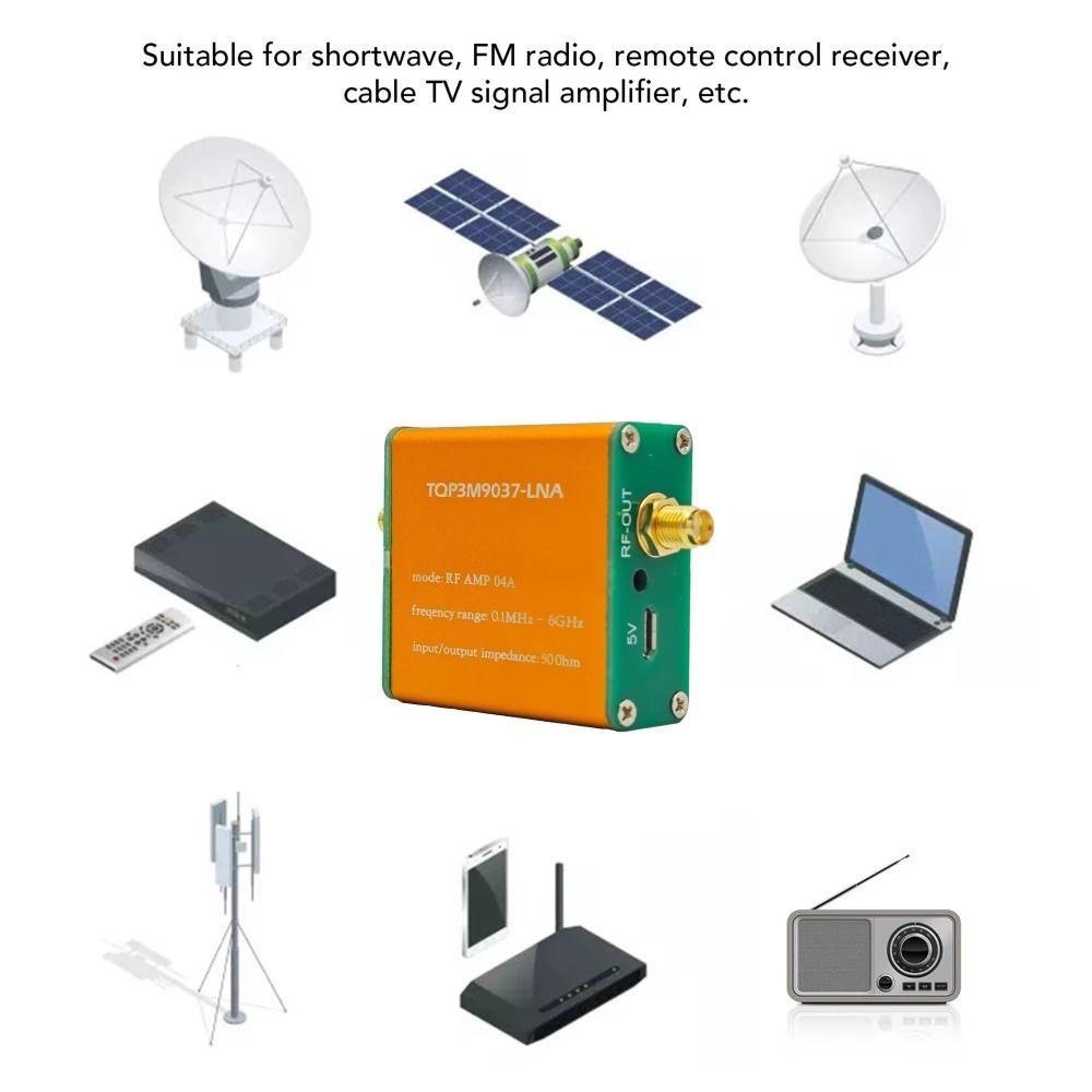 

RF AMP 04A Low Noise Amplifier 0.1MHz To 6GHz Preamplifier Module RF Amplifier Module Laptop Style 2