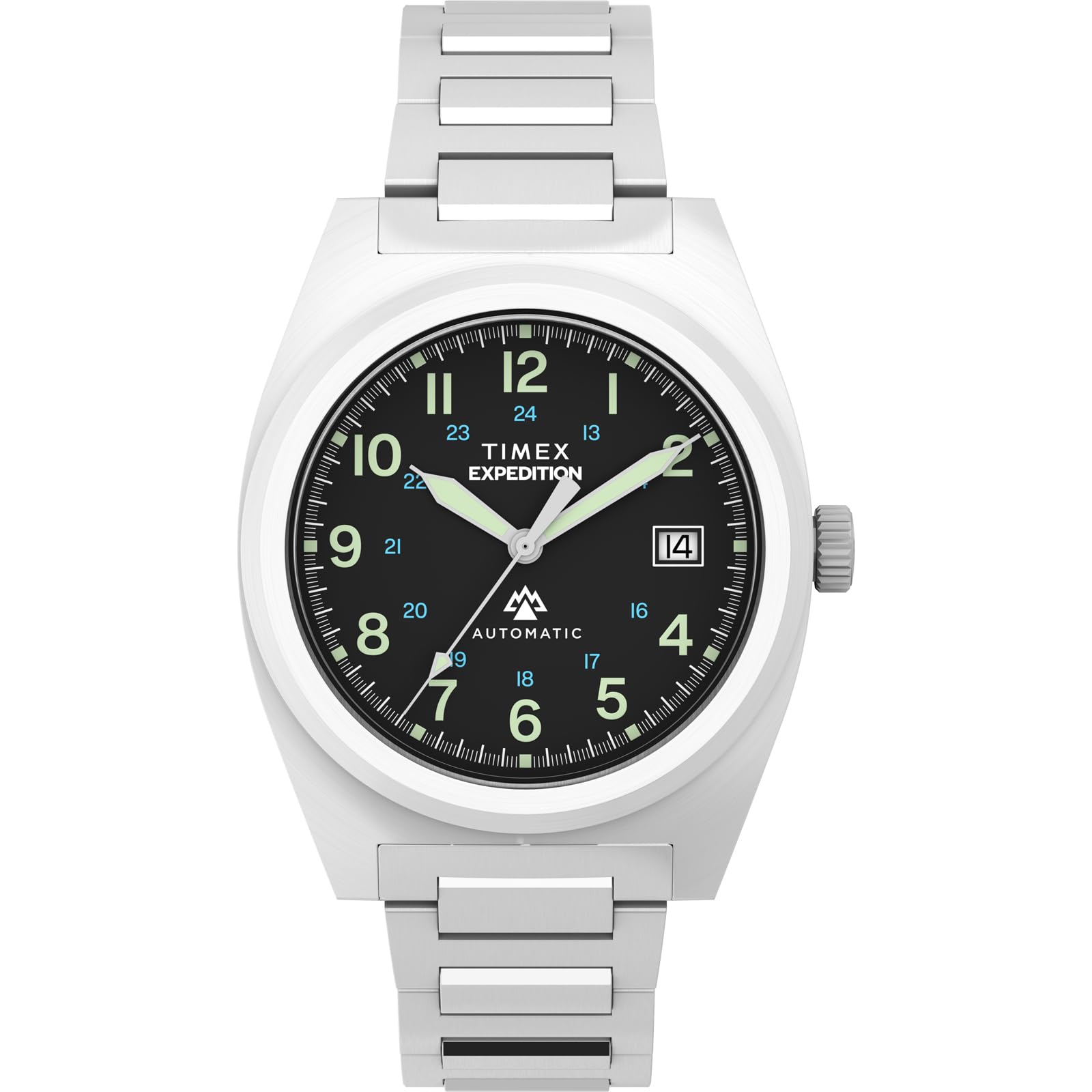 

Годинник TIMEX Expedition TW2Y39600 10 ATM Водонепроникний Сапфірове Скло Чорний Нержавіюча Сталь Чоловічий Автоматичний чорний