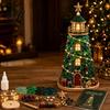 Festive Glowing Lighthouse Project DIY Christmas Kit Santa Claus Snowman Tree Reindeer Stocking Kit Art Crafts Handmade Lighted Xmas Figurine