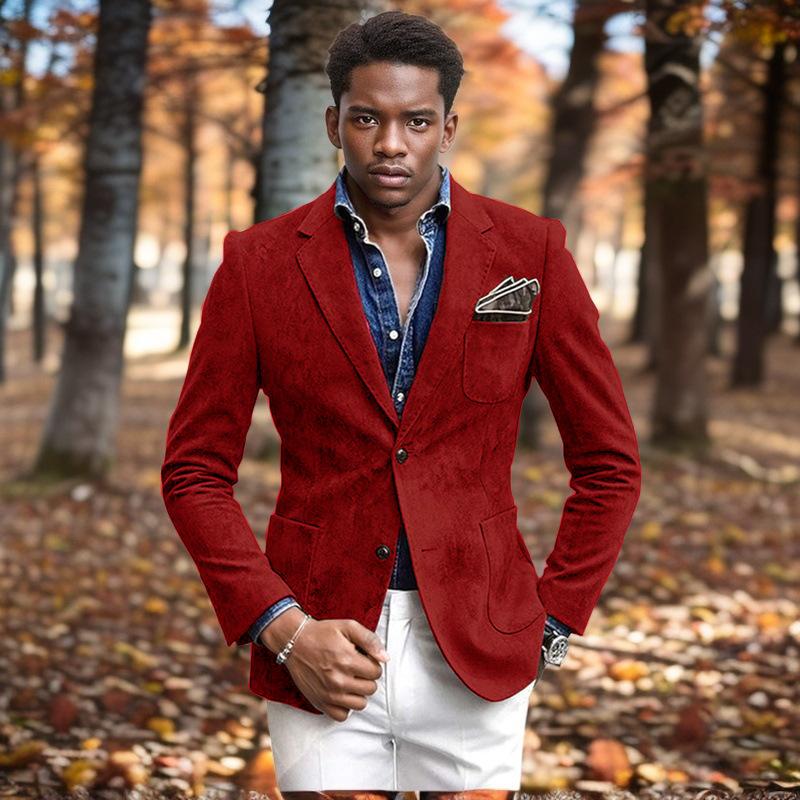 

Повседневный мужской костюм, модная куртка большого размера 2XL