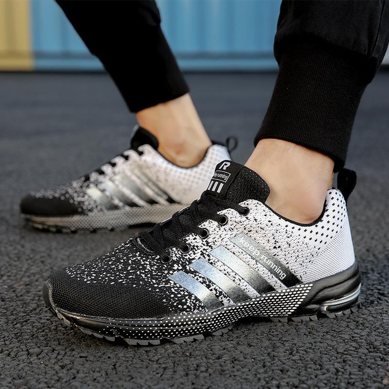 

Last order large size casual sports shoes clearance pick up leaks flying woven breathable popcorn single shoes 35