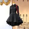 Renaissance Retro Langarm Schleife Rüsche Cosplay Kleid