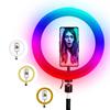 Selfie Rvb Multicolore Trépied Professionnel Anneau Lumineux Rl10rgbt