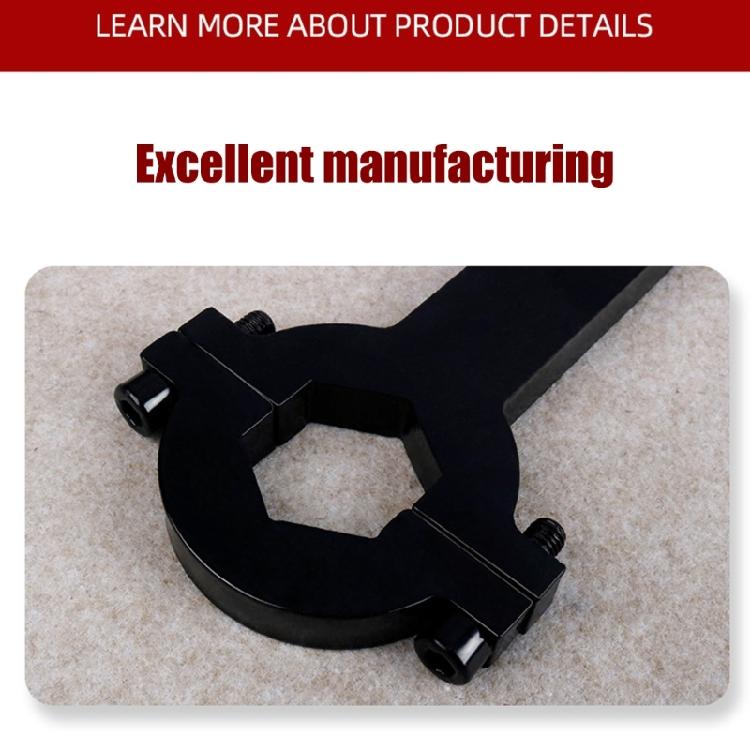 Industrial Trailer Axles Wrench with Not Slip Grip Reinforced 34Mm Hexagonal Tool Suitable for Mechanic Shop Use