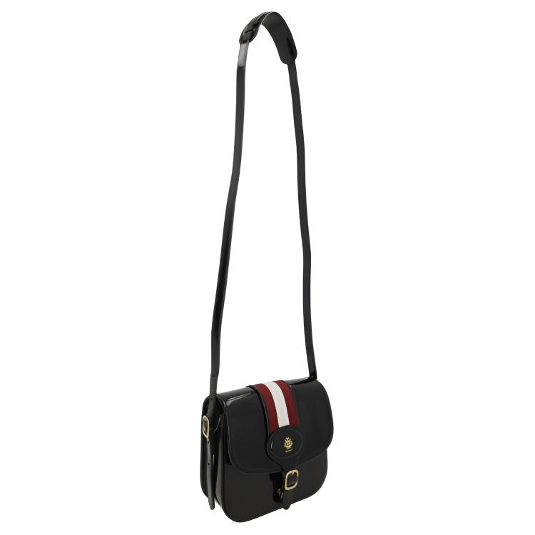 Bally Mini Shoulder Bag With Gold Hardware Women Bags Black WAC04TVT951U901O
