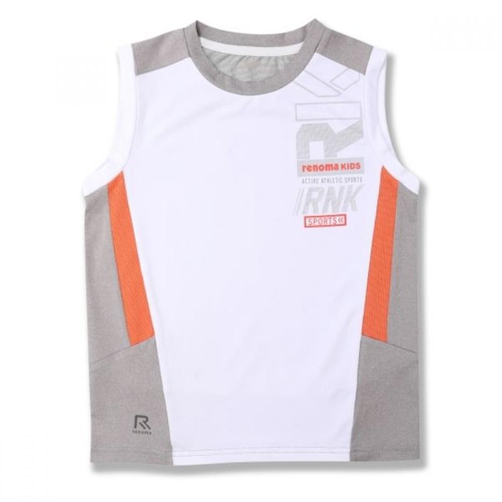

[renoma Kids] Boys Cool WhiTe Sleeveless T shirT r1865T595 R1865T595_01 (white)/110