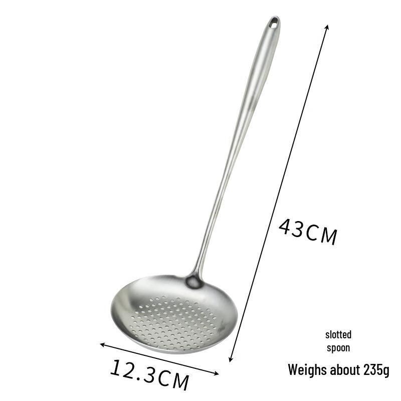 

304 Stainless Steel Long Handle Slotted Spoon