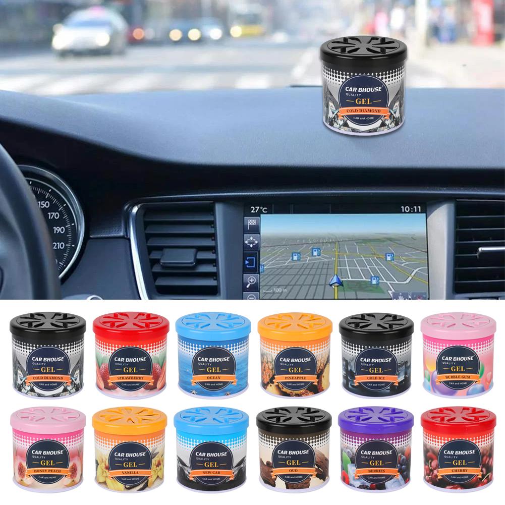 Auto-Aromatherapie Feste Duftcreme Auto-Dekoration Luft Lavendel Zubehör Kölnischwasser Fester Lufterfrischer Auto Zitrone E4S0