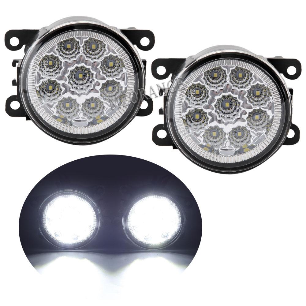 LED Fog Lights For Renault Megane 2/3 Duster Sandero Fluence Koleos Kangoo Thalia 2003-2015 Headlight Halogen Fog Lamp Foglights