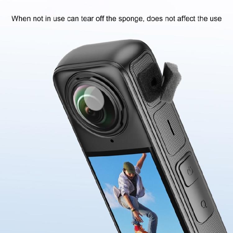 1 Set Sponge Microphones Cover Replacement Sponge Windscreen Windproof Windmuffs for 360 X3 X4 Action Cameras