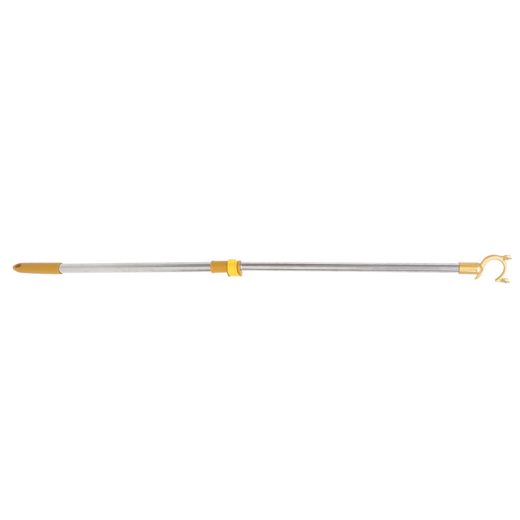Retractable Clothesline Pole Telescoping Adjustable Metal Clothes Reach Rod for Home Balcony Drying Clothes Rod