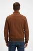 Men's Biker Fit Bomber Pure Lambskin Suede Leather Brown Genuine Jacket Handmade